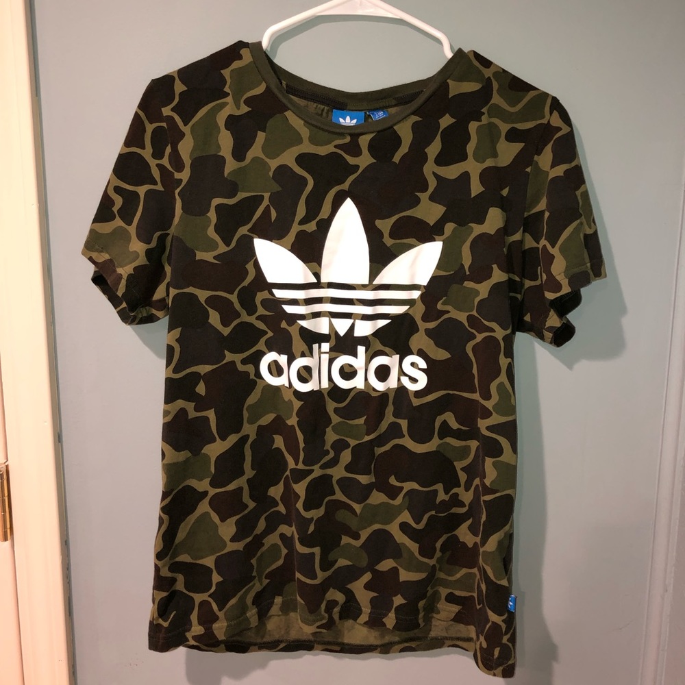 Camo adidas shirt